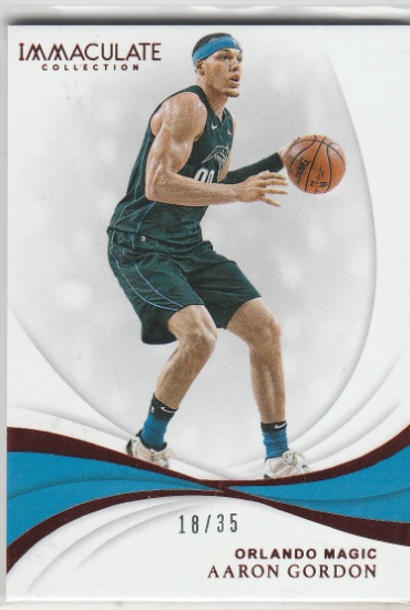 AARON GORDON 2018/19 IMMACULATE CARD #30