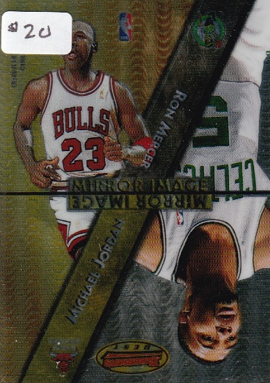 MICHAEL JORDAN & OTHERS 1997/98 BOWMAN'S BEST MIRROR IMAGE INSERT #MI1