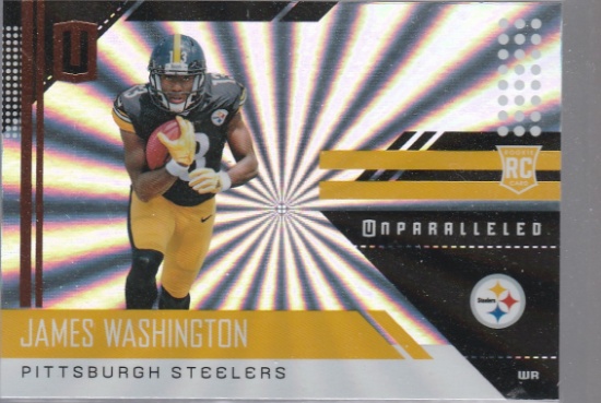 JAMES WASHINGTON 2018 PANINI UNPARALLELED ROOKIE CARD #224