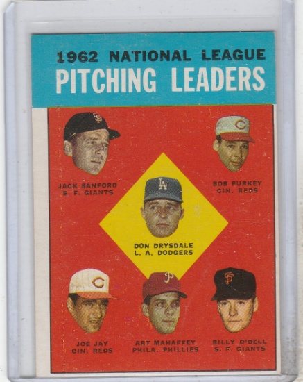 1963 TOPPS CARD #7 VICTORY LEADERS