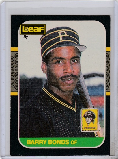 BARRY BONDS 1987 LEAF ROOKIE CARD #219