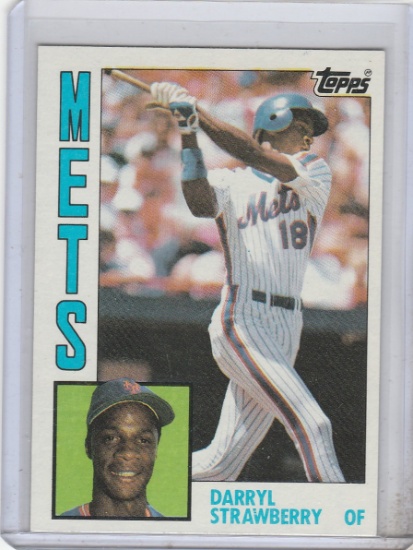 DARRYL STRAWBERRY 1984 TOPPS ROOKIE CARD #182