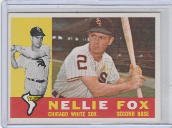 NELLIE FOX 1960 TOPPS CARD #100