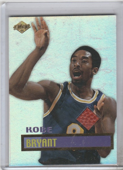 KOBE BRYANT 1999 COLLECTOR'S EDGE GAME USED BALL CARD