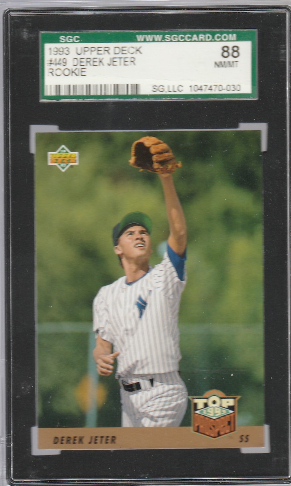 DEREK JETER 1993 UPPER DECK ROOKIE CARD #449 / | Proxibid
