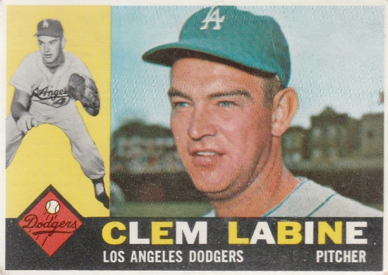 CLEM LABINE 1960 TOPPS CARD #29