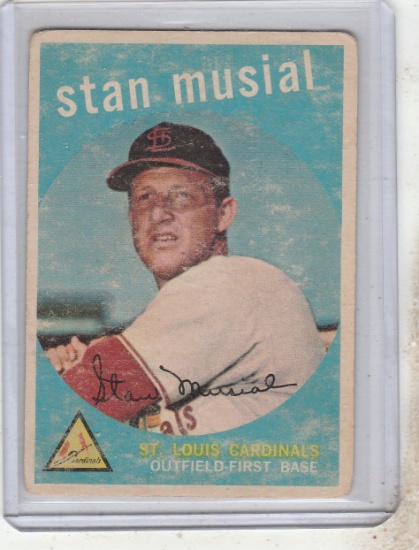 STAN MUSIAL 1959 TOPPS CARD #150