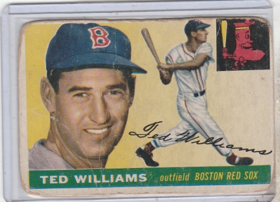 TED WILLIAMS 1955 TOPPS CARD #2