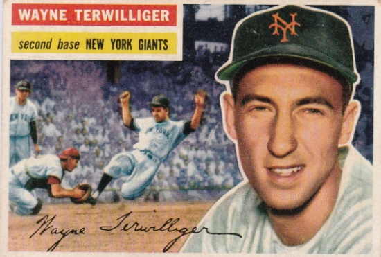 WAYNE TERWILLIGER 1956 TOPPS CARD #73