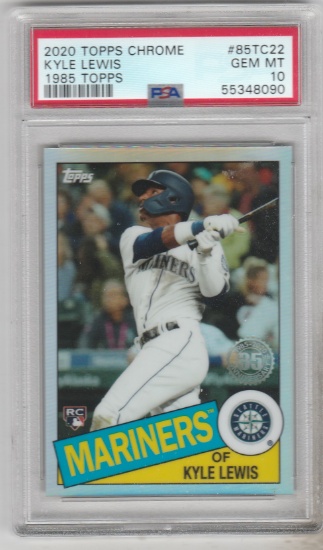 KYLE LEWIS 2020 TOPPS CHROME '85 STYLE CARD #85TC22 / GRADED
