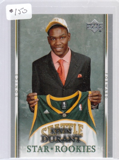 KEVIN DURANT 2007/08 UPPER DECK ROOKIE CARD #234