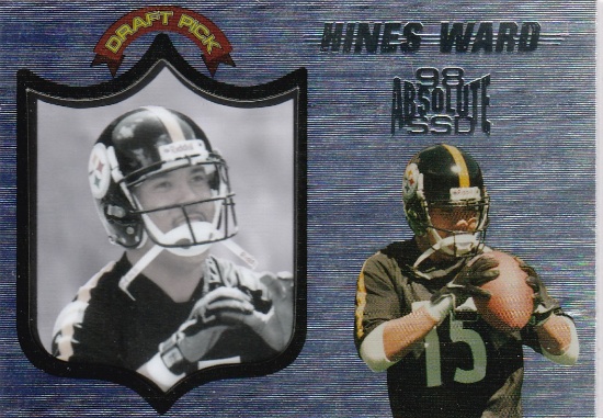 HINES WARD 1998 ABSOLUTE SSD ROOKIE CARD #16