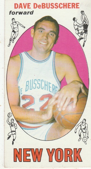 DAVE DEBUSSCHERE 1969/70 TOPPS ROOKIE CARD #85