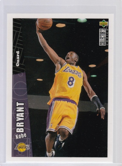KOBE BRYANT 1996/97 UD COLLECTOR'S CHOICE ROOKIE CARD #267