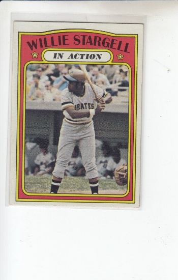 WILLIE STARGELL 1972 TOPPS IN ACTION #448