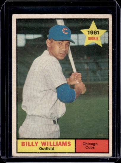 BILLY WILLIAMS 1961 TOPPS #141 ROOKIE CARD