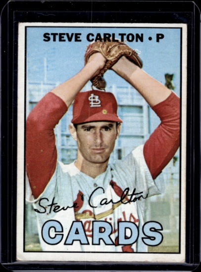 STEVE CARLTON 1967 TOPPS #146 ROOKIE CARD