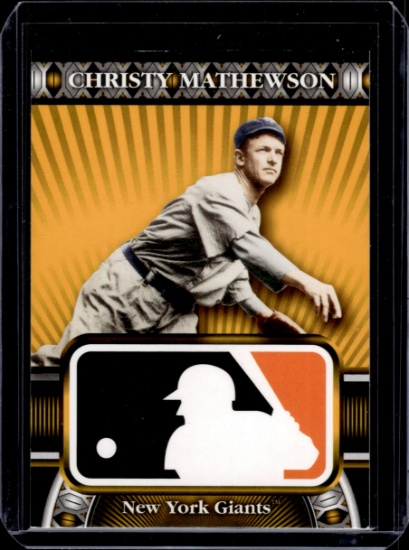CHRISTY MATHEWSON 2010 TOPPS MLB LOGO INSERT
