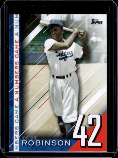 JACKIE ROBINSON 2020 TOPPS NUMBERS GAME INSERT