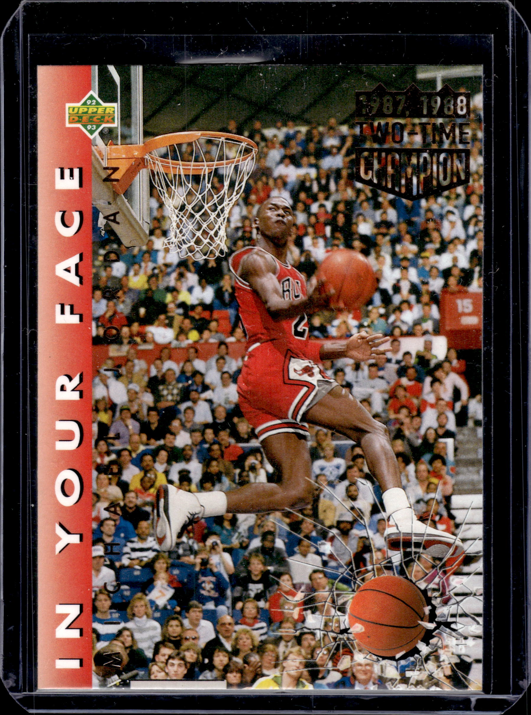 MICHAEL JORDAN 1992-93 UPPER DECK SLAM DUNK IN | Proxibid