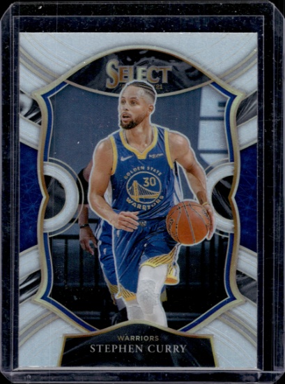 STEPHEN CURRY 2020-21 PANINI SELECT SILVER PRIZM