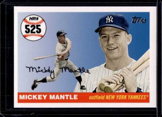 MICKEY MANTLE 2008 TOPPS HOME RUN HISTORY #525