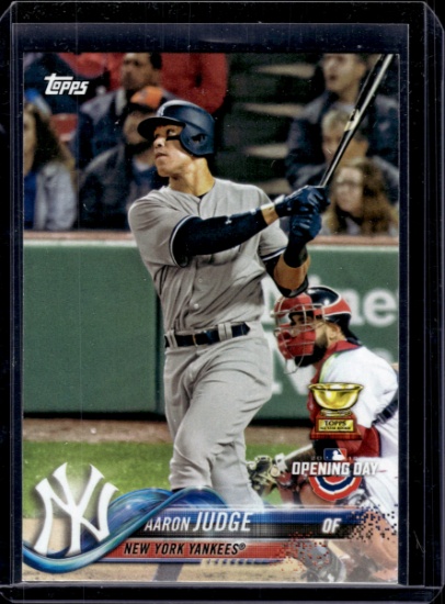 AARON JUDGE 2018 TOPPS OPENING DAY ROOKIE CUP