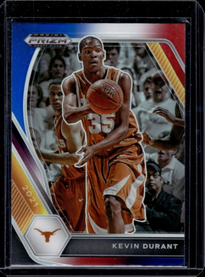 KEVIN DURANT 2021 PANINI PRIZM DRAFT RED WHITE AND BLUE PRIZM