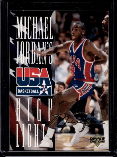 MICHAEL JORDAN 1994 UPPER DECK USA GOLD SIGNATURE