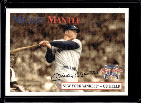 MICKEY MANTLE 1997 MICKEY MANTLE COLLECTION 1956 PROMO