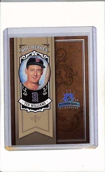 TED WILLIAMS 2005 DIAMOND KINGS HOF HEROES SILVER SP