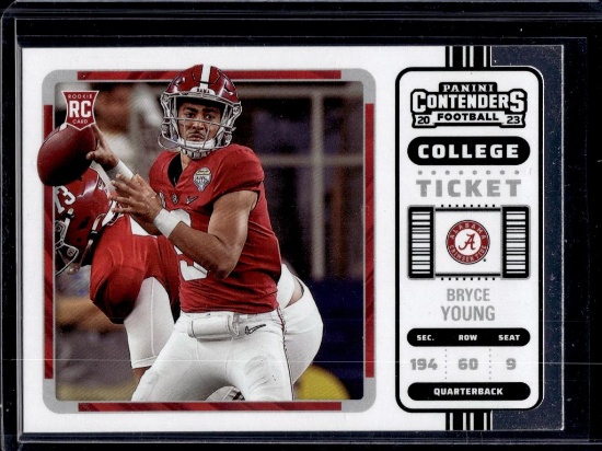 BRYCE YOUNG 2023 PANINI CONTENDERS DRAFT ROOKIE CARD