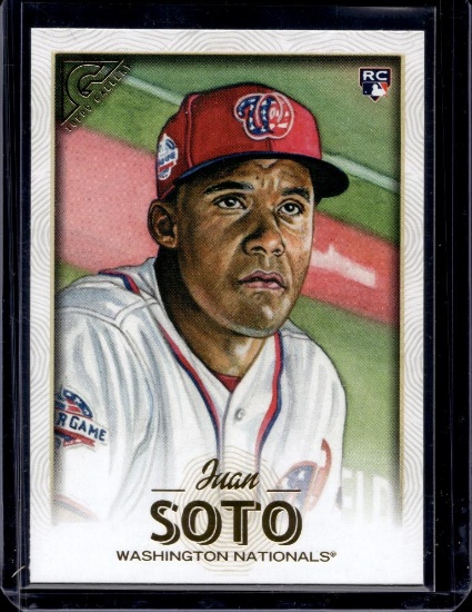 JUAN SOTO 2018 TOPPS GALLERY ROOKIE CARD