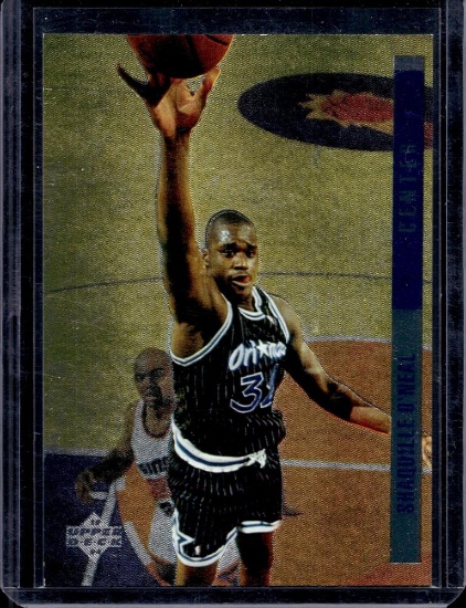 SHAQUILLE O'NEAL 1993-94 UPPER DECK BEHIND THE GLASS INSERT SP