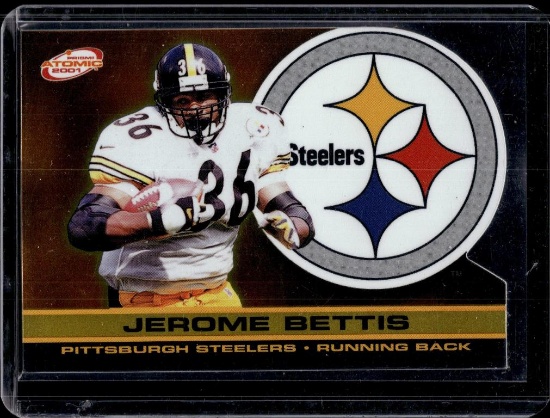 JEROME BETTIS 2001 PACIFIC ATOMIC GOLD DIE CUT