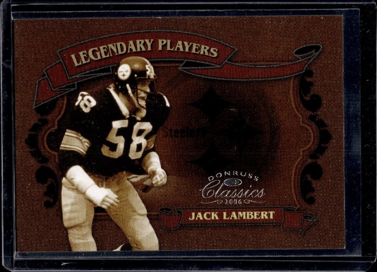 JACK LAMBERT 2006 CLASSICS LEGENDARY PLAYERS SILVER