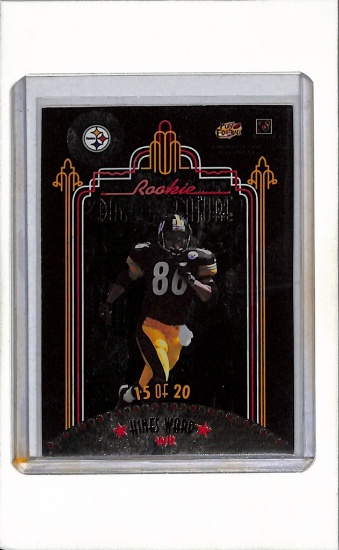 HINES WARD 1998 PLAYOFF MOMENTUM DOUBLE FEATURE ROOKIE