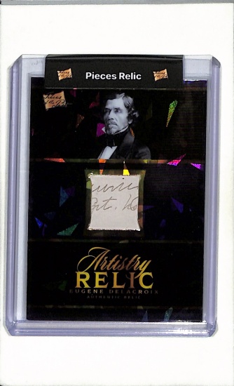 EUGENE DELACROIX 2023 PIECES OF THE PAST HAND WRITING RELIC