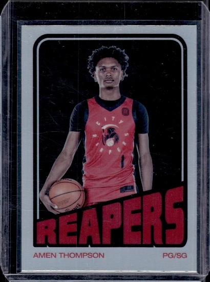 AMEN THOMPSON 2023-24 TOPPS CHROME OTE REFRACTOR ROOKIE CARD