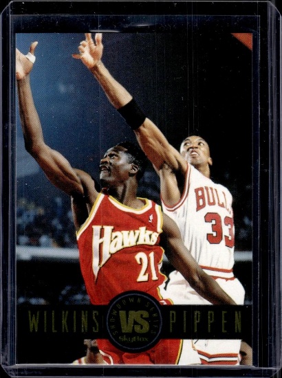 SCOTTIE PIPPEN & DOMINIQUE WILKINS 1993-94 SKYBOX SHOWDOWN SERIES INSERT