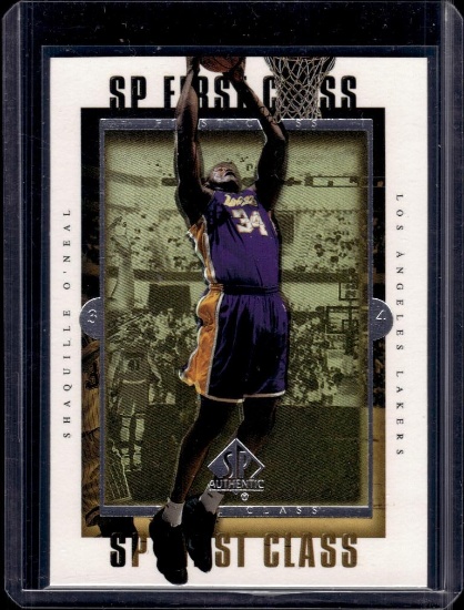 SHAQUILLE O'NEAL 2000-01 SP AUTHENTIC SP FIRST CLASS INSERT