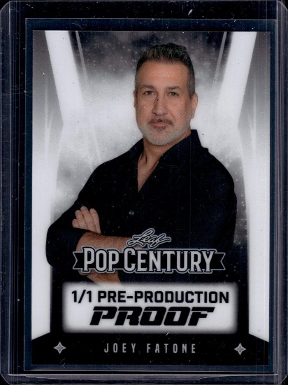 JOEY FATONE (N-SYNC) 2025 LEAF POP CENTURY PRE-PRODUCTION PROOF