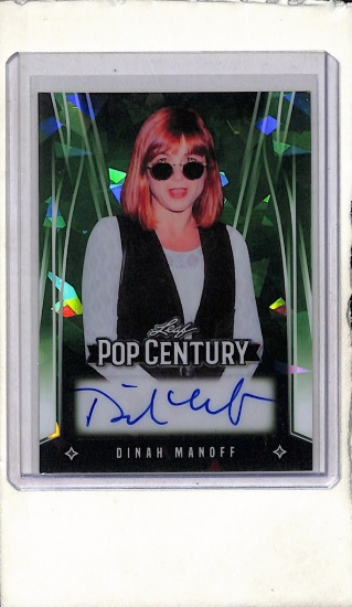 DINAH MANOFF (GREASE, EMPTY NEST) 2025 LEAF POP CENTURY AUTOGRAPH CARD