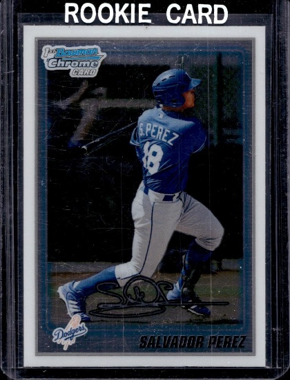 SALVADOR PEREZ 2010 BOWMAN CHROME 1ST ROOKIE CARD