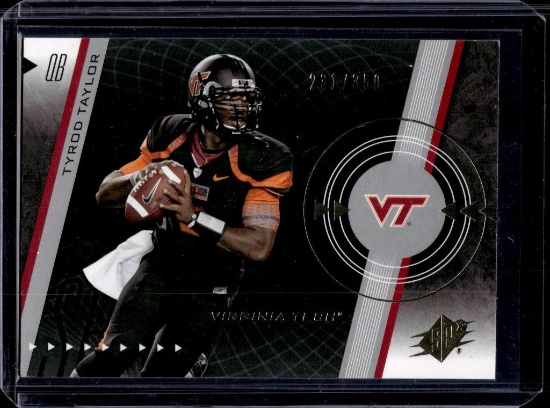 TYROD TAYLOR 2011 SPX ROOKIE CARD