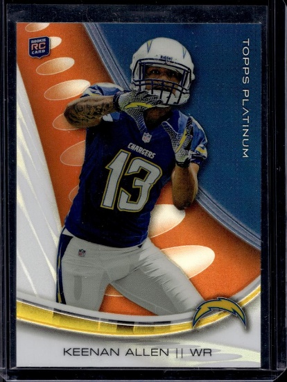 KEENAN ALLEN 2013 TOPPS PLATINUM ORANGE REFRACTOR ROOKIE CARD