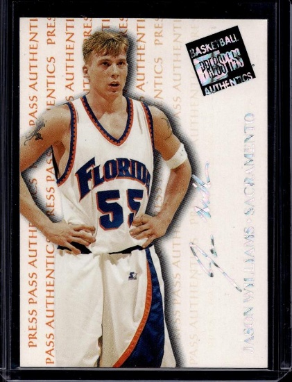 JASON WILLIAMS (WHITE CHOCOLATE) 1998 PRESS PASS SILVER SPARKLE ROOKIE CARD