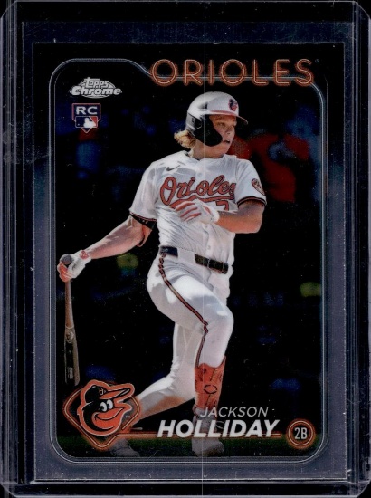 JACKSON HOLLIDAY 2024 TOPPS CHROME ROOKIE CARD