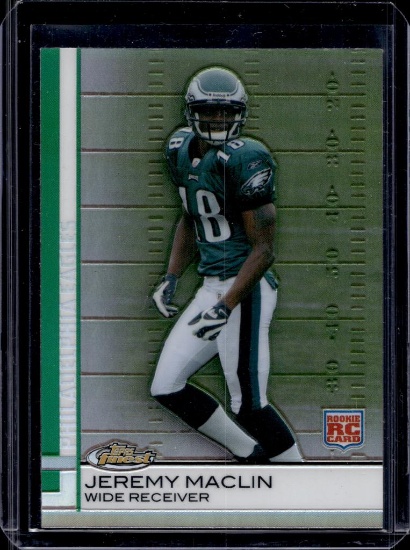 JEREMY MACLIN 2009 TOPPS FINEST REFRACTOR ROOKIE CARD