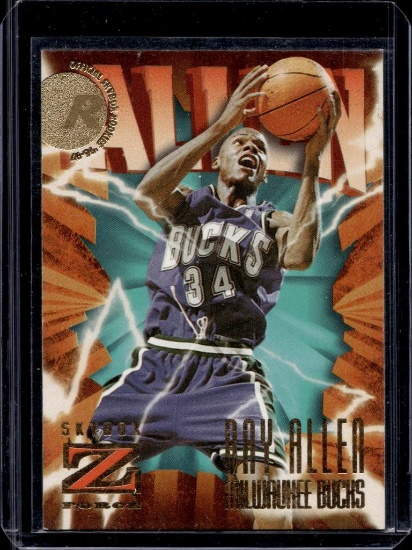 RAY ALLEN 1996-97 SKYBOX Z-FORCE ROOKIE CARD